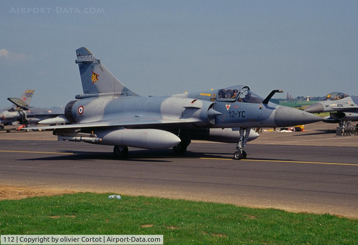 112, Dassault Mirage 2000C C/N 112, 12-YC in 2003, Tiger meet at Cambrai AB