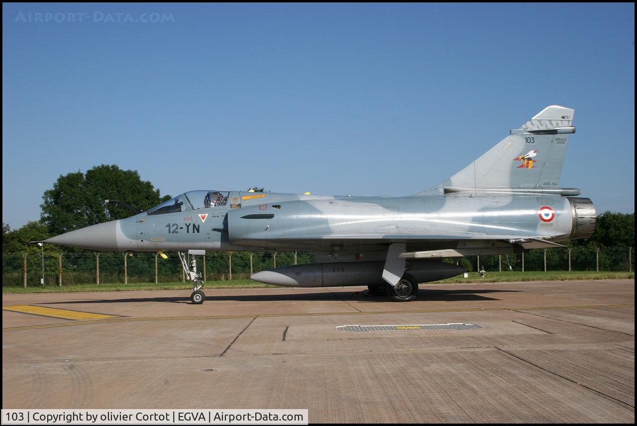 103, Dassault Mirage 2000C C/N 367, 12-YN, RIAT 2005