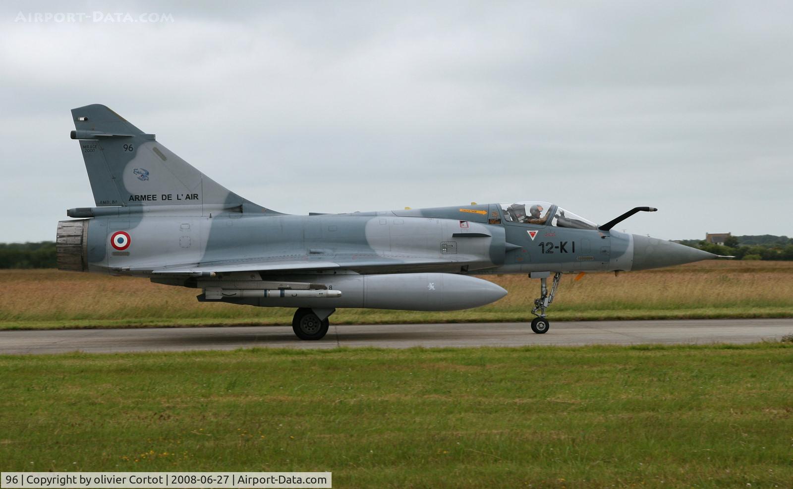 96, Dassault Mirage 2000C C/N 355, 12-KI, Tiger meet 2008