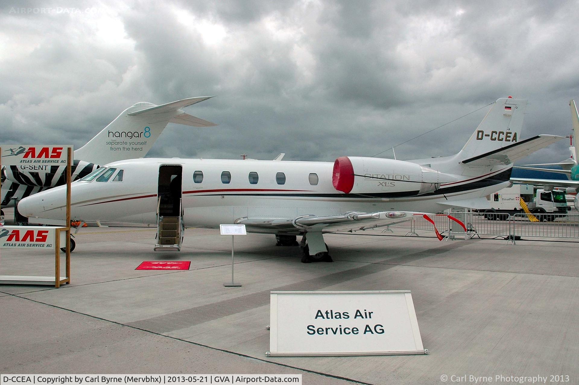 D-CCEA, 2005 Cessna 560 Citation Excel C/N 560-5593, Part of the EBACE 2013 Static Display