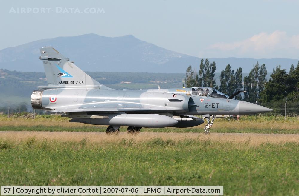 57, Dassault Mirage 2000-5F C/N 257, orange 2007