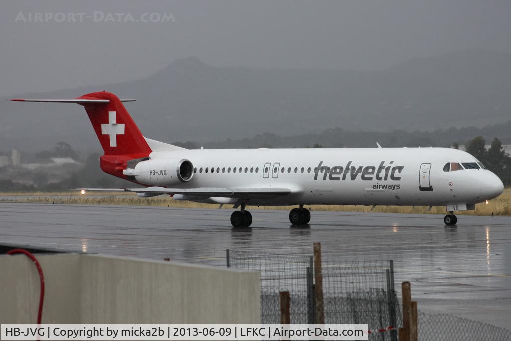 HB-JVG, 1993 Fokker 100 (F-28-0100) C/N 11478, Taxiing