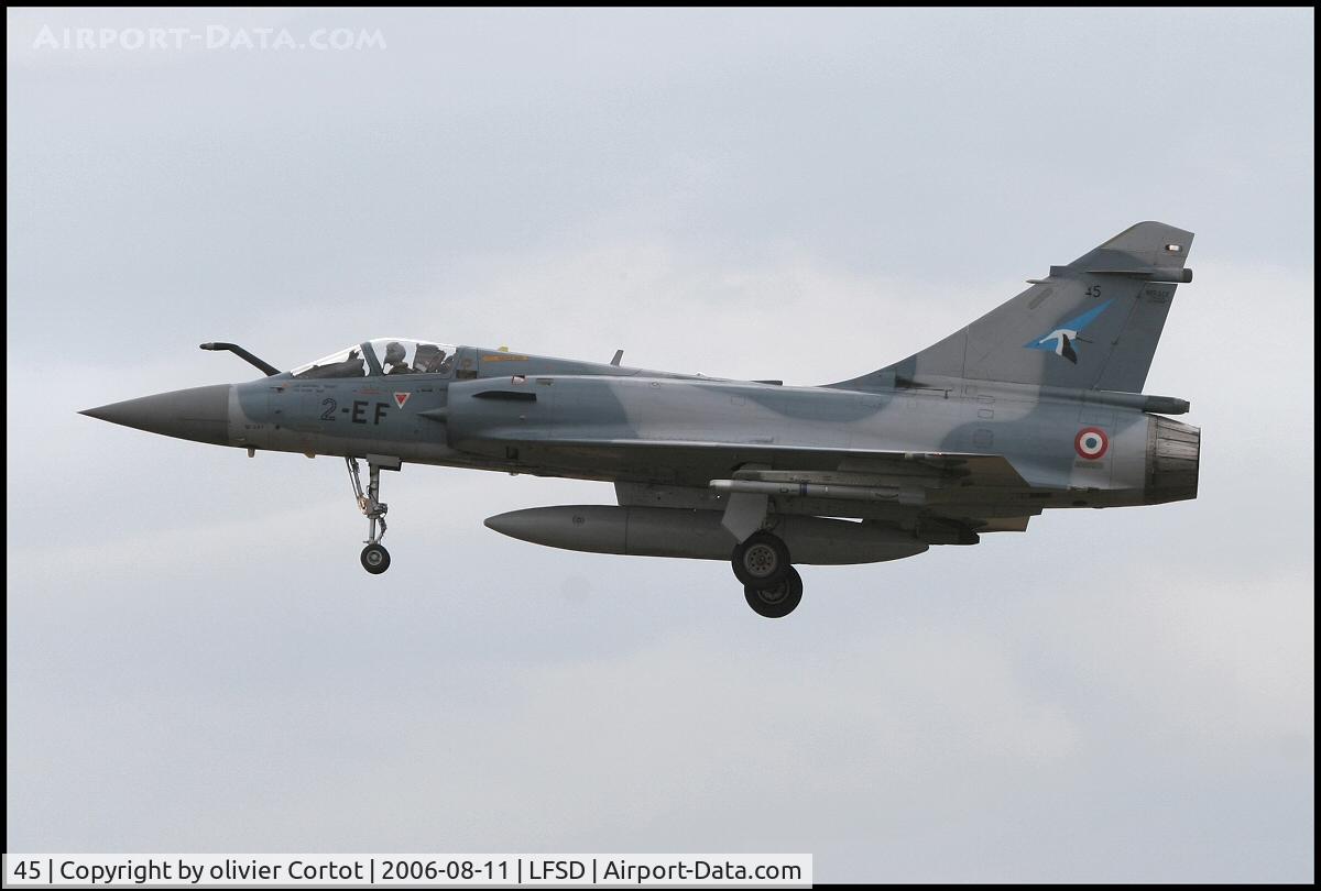45, Dassault Mirage 2000-5F C/N 211, Dijon 2006