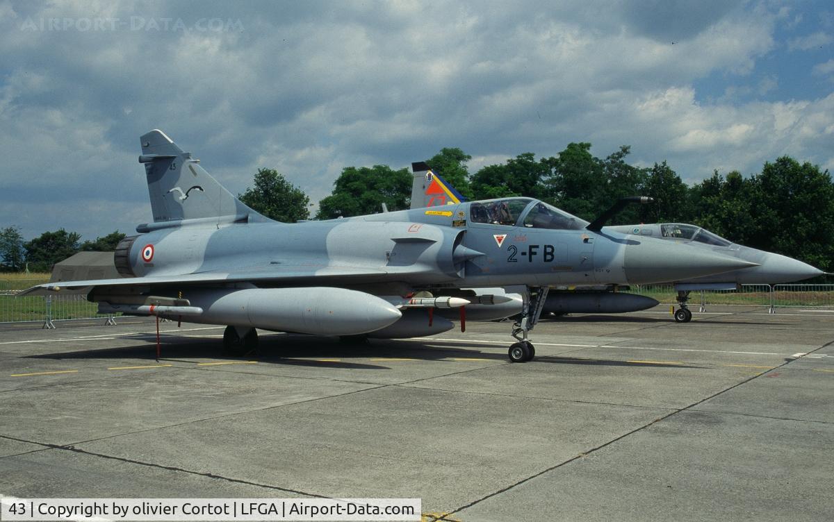 43, Dassault Mirage 2000-5F C/N 202, Colmar airshow 2002