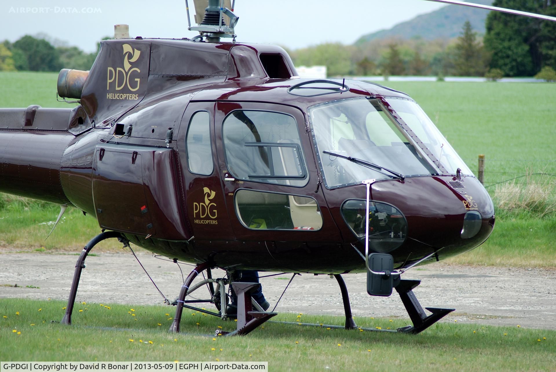 G-PDGI, 1987 Aerospatiale AS-350B-1 Ecureuil C/N 1991, A nice study taken at East Fortune, near Edinburgh, the home of National Museums of Scotland, Museum of Flight.