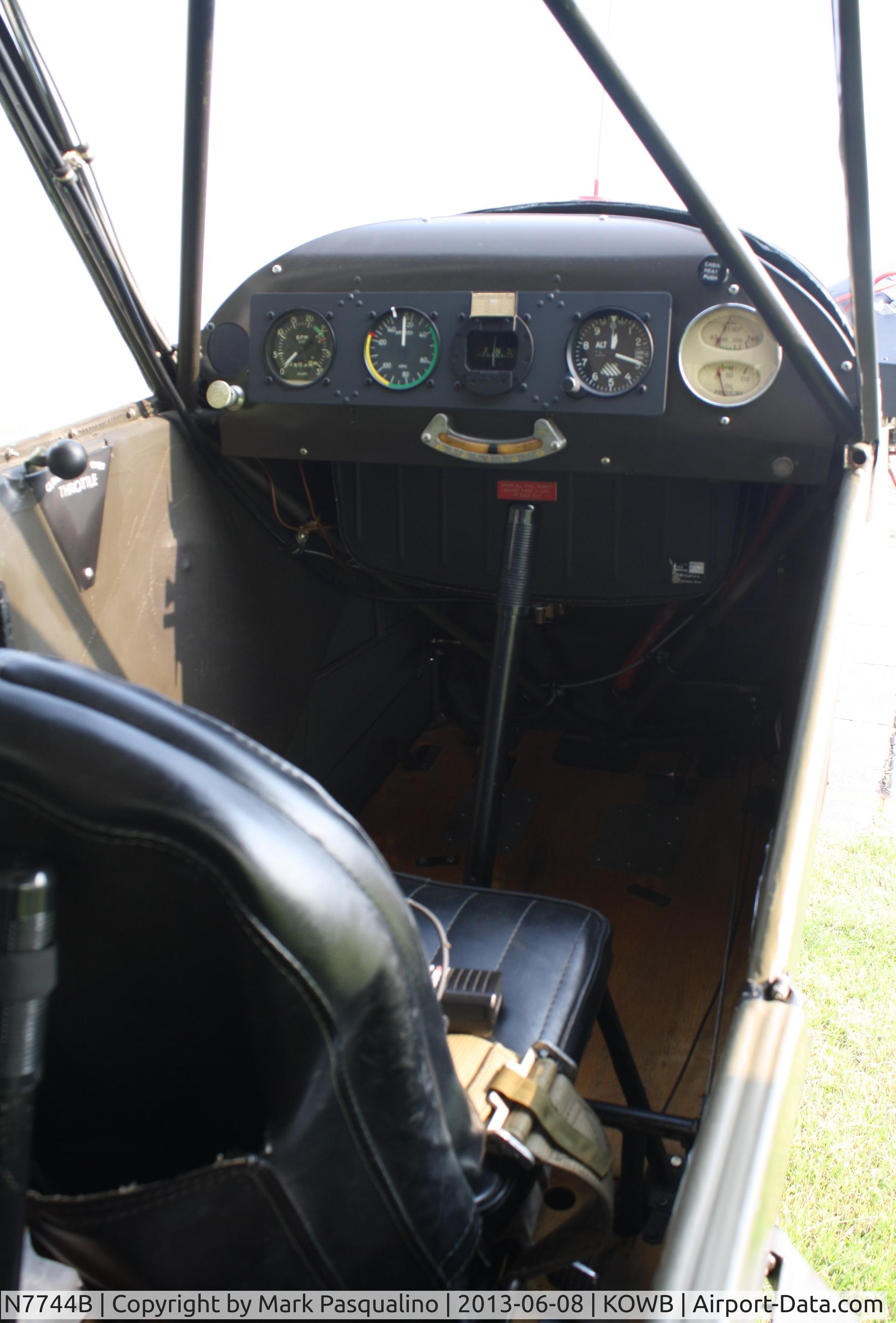 N7744B, 1957 Piper J3C-65 Cub Cub C/N 9265, Piper L-4B