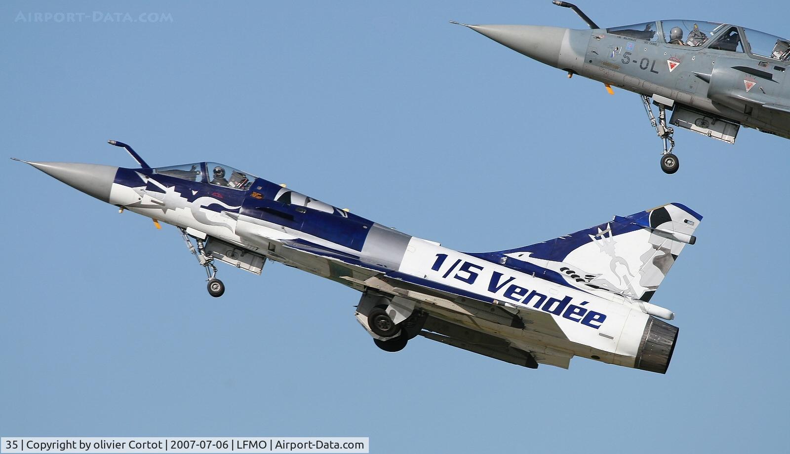 35, Dassault Mirage 2000C C/N 154, one a the nicest paint ever done on a 2000