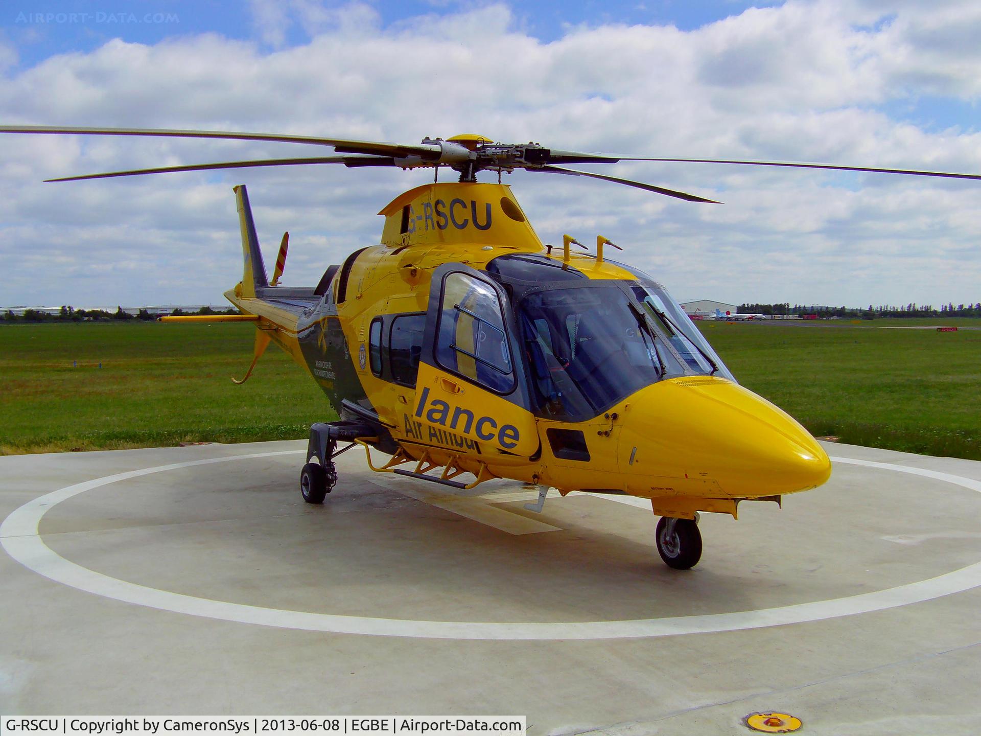 G-RSCU, 2009 Agusta A-109E Power C/N 11777, A quick picture taken after refuelling it