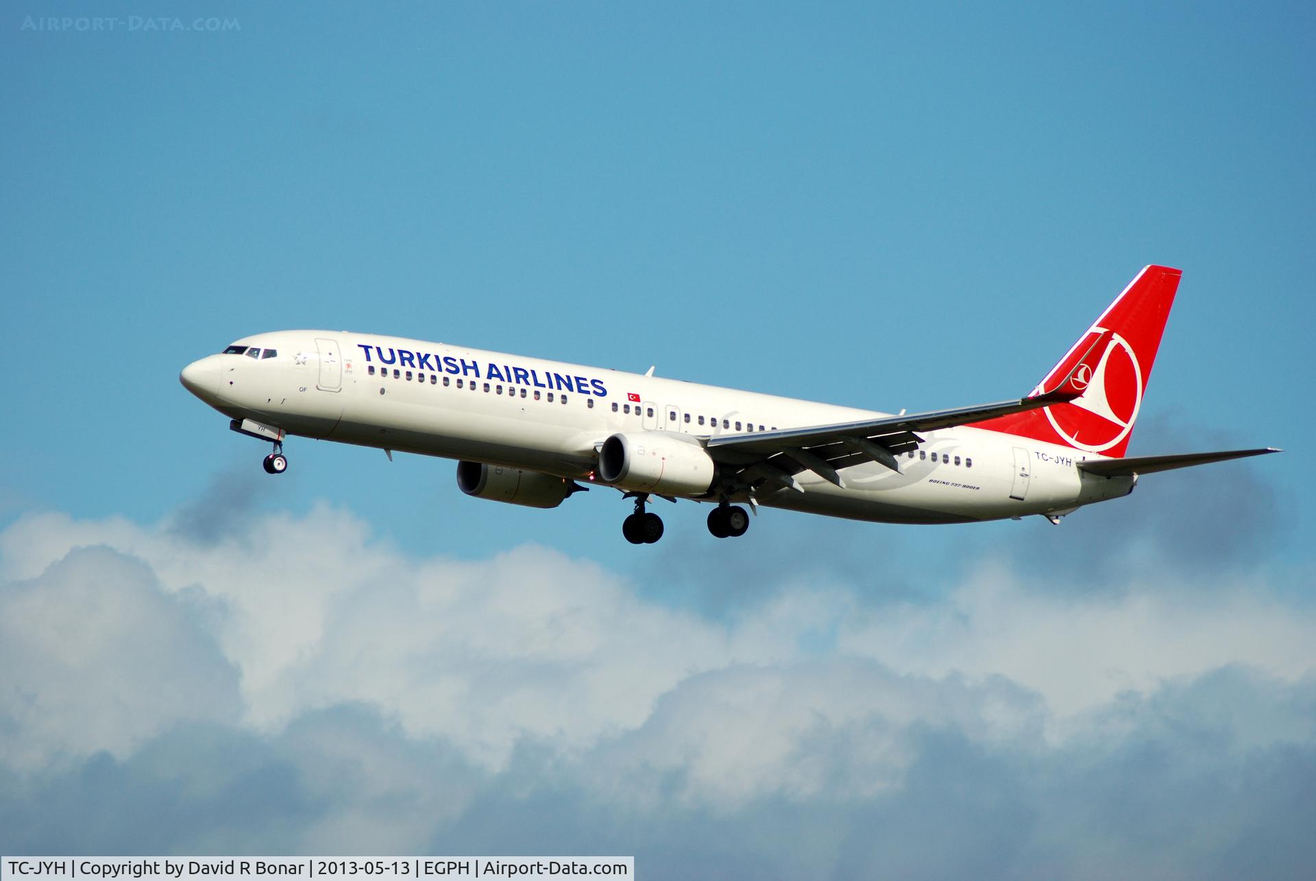 TC-JYH, 2012 Boeing 737-9F2/ER C/N 40984, Daily arrival from Istanbul.