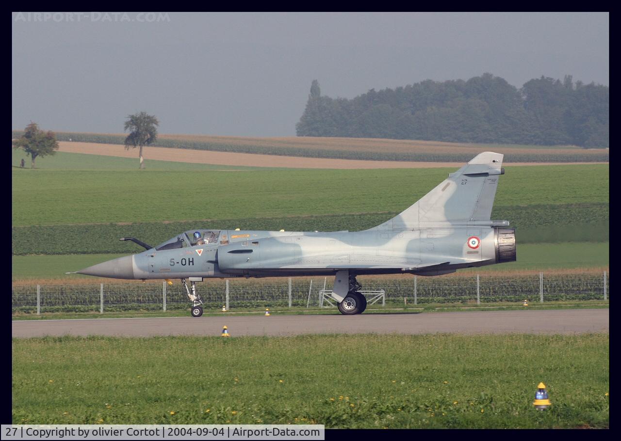 27, Dassault Mirage 2000C C/N 27, Payerne airshow 2004