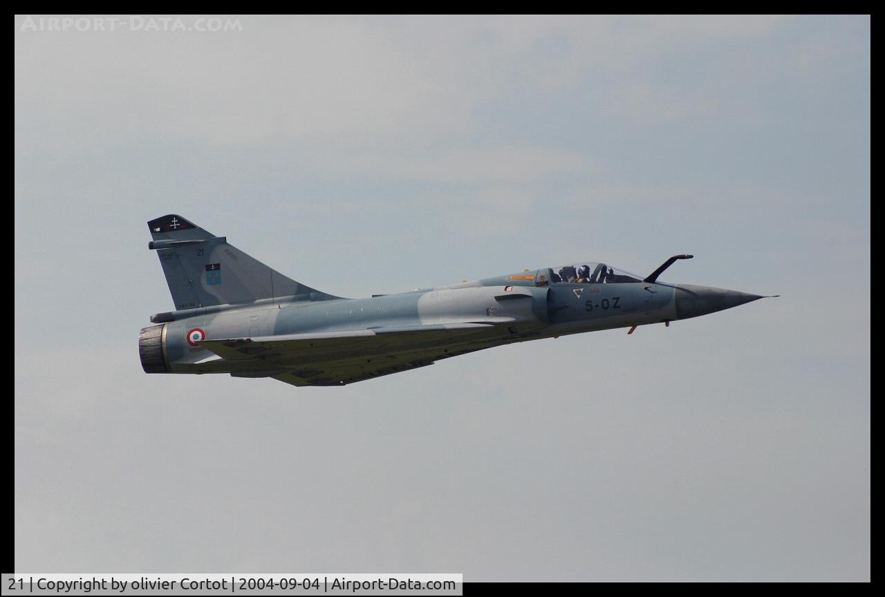 21, Dassault Mirage 2000C C/N 21, Air 04 airshow, Switzerland