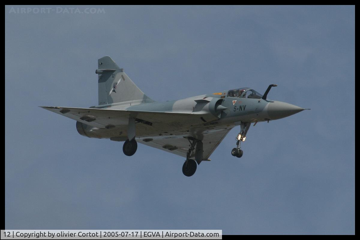 12, Dassault Mirage 2000-5 C/N 12, RIAT 2005