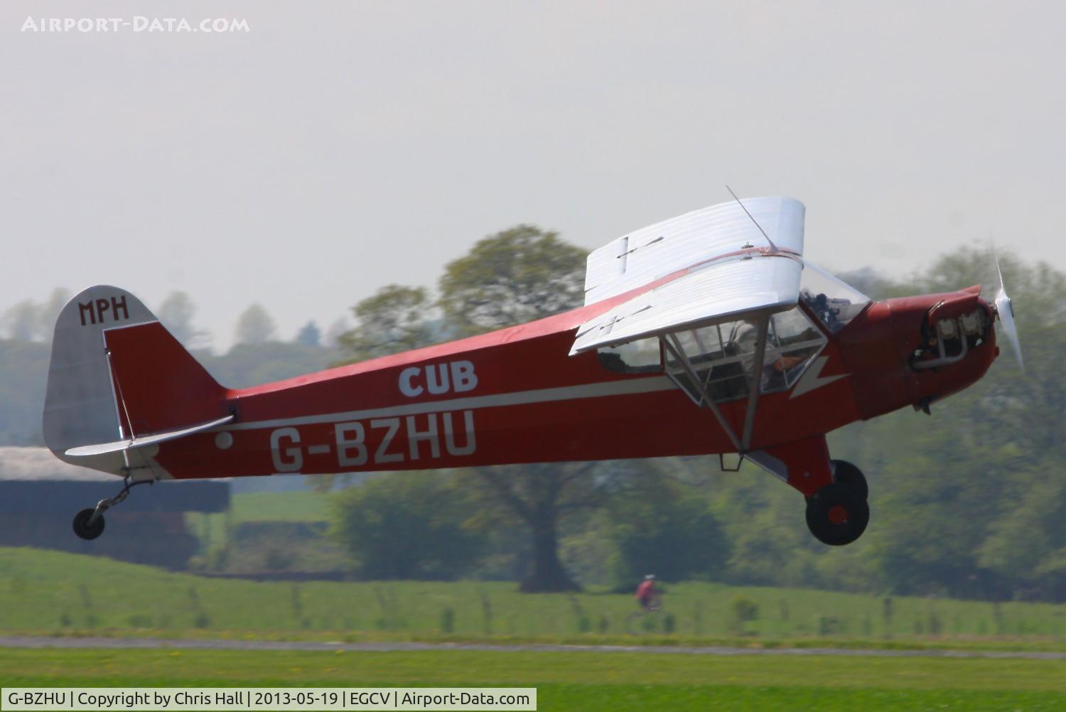 G-BZHU, 1982 Wag-Aero Sport Trainer C/N AACA/351, at the Vintage Aircraft flyin