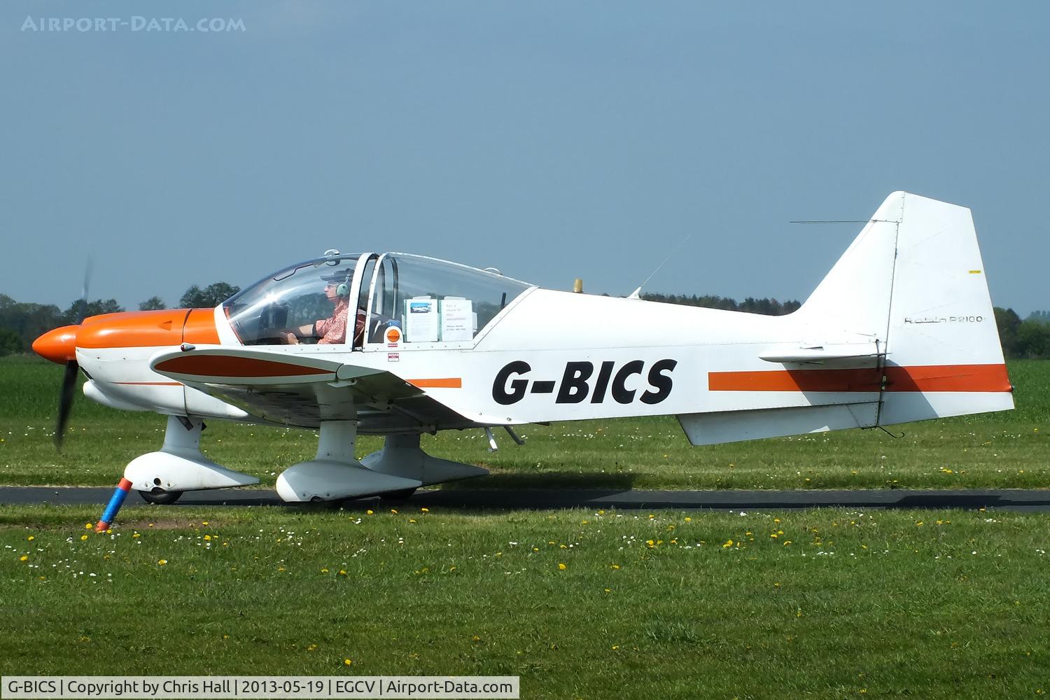 G-BICS, 1977 Robin R-2100A C/N 128, at the Vintage Aircraft flyin