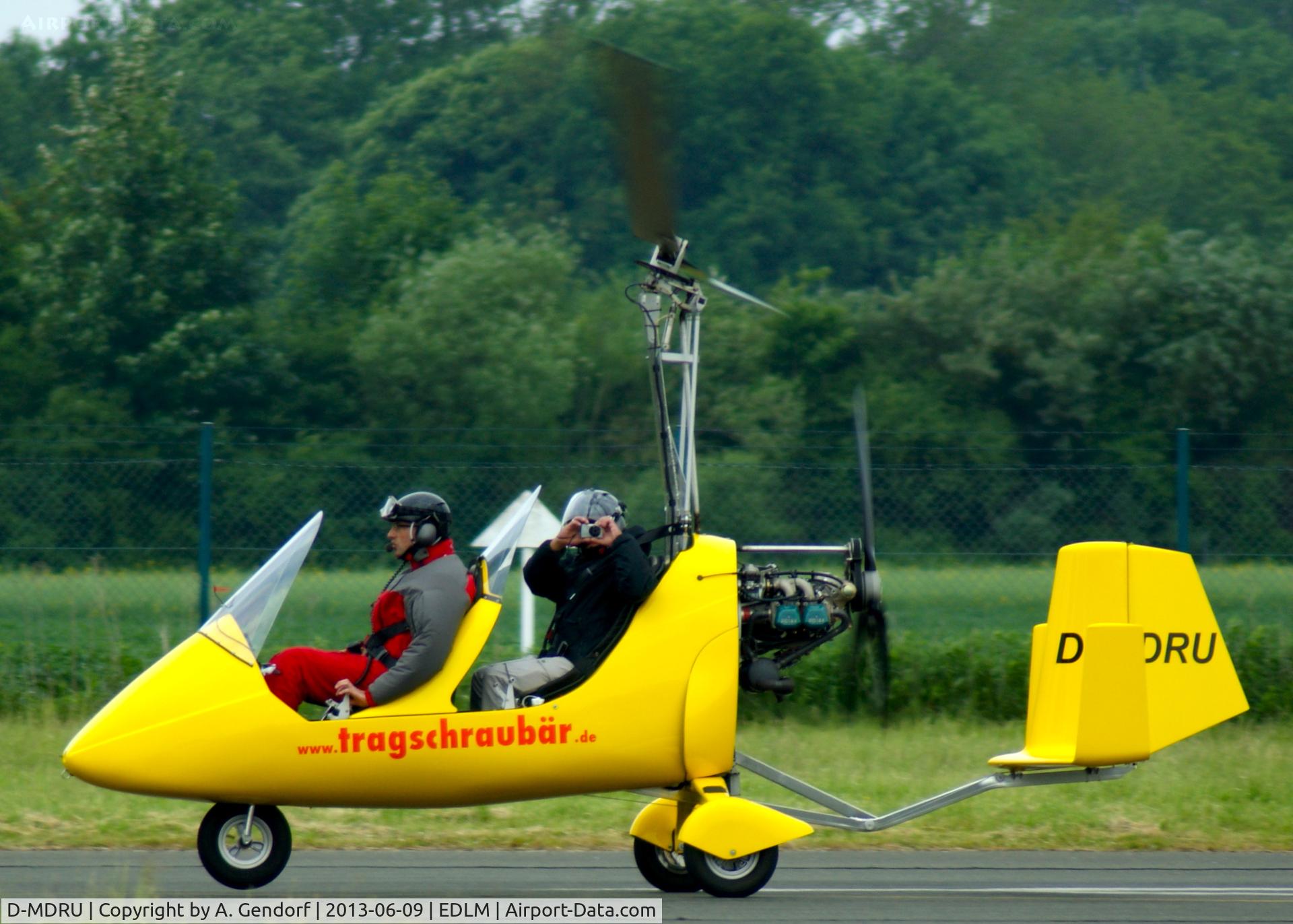 D-MDRU, AutoGyro MT-03 C/N Not found D-MDRU, Seen here departing at Marl-Loemühle (EDLM) for a scenic flight