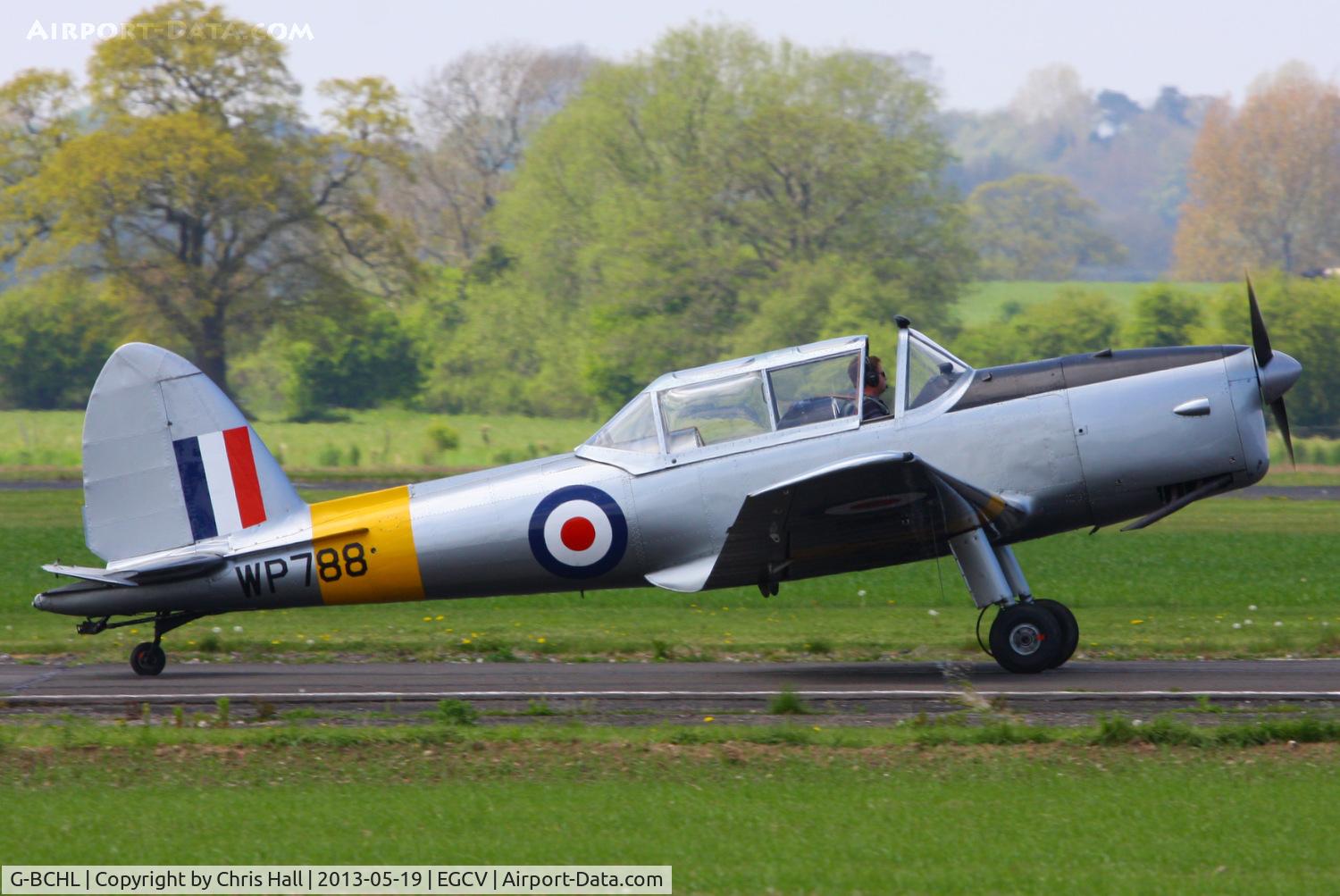 G-BCHL, 1952 De Havilland DHC-1 Chipmunk T.10 C/N C1/0680, Sleap resident