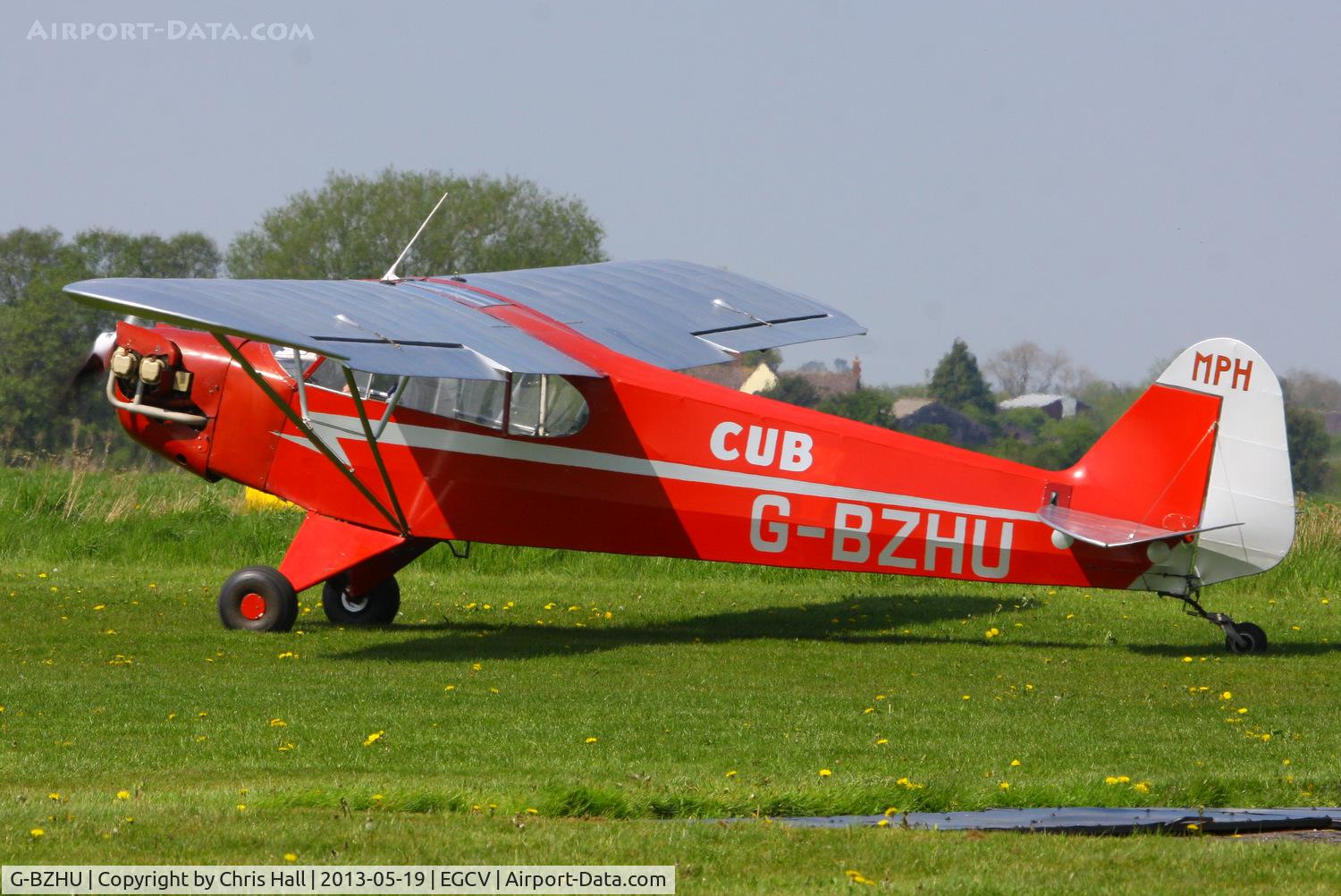 G-BZHU, 1982 Wag-Aero Sport Trainer C/N AACA/351, at the Vintage Aircraft flyin