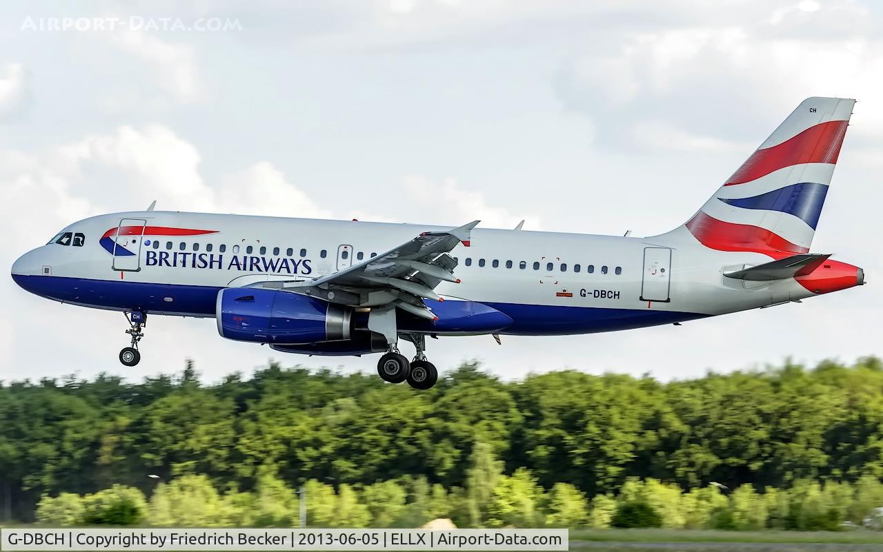 G-DBCH, 2006 Airbus A319-131 C/N 2697, short final RW06