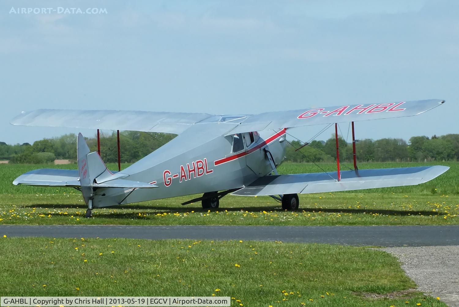 G-AHBL, 1936 De Havilland DH.87B Hornet Moth C/N 8135, at the Vintage Aircraft flyin