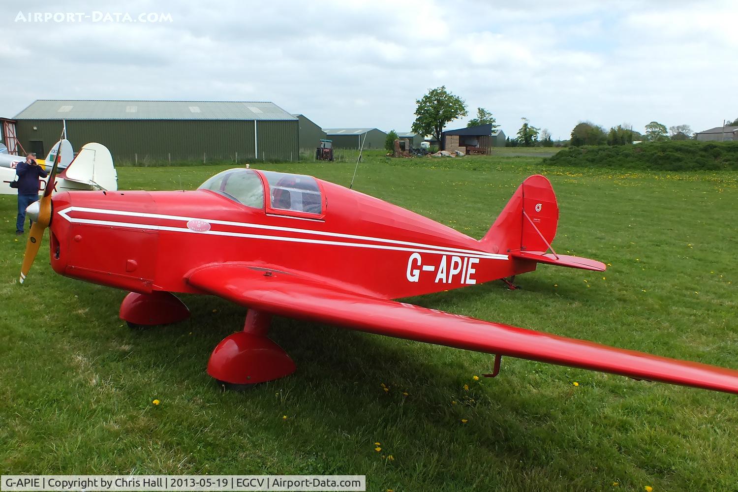 G-APIE, 1958 Tipsy Belfair C/N 535, at the Vintage Aircraft flyin