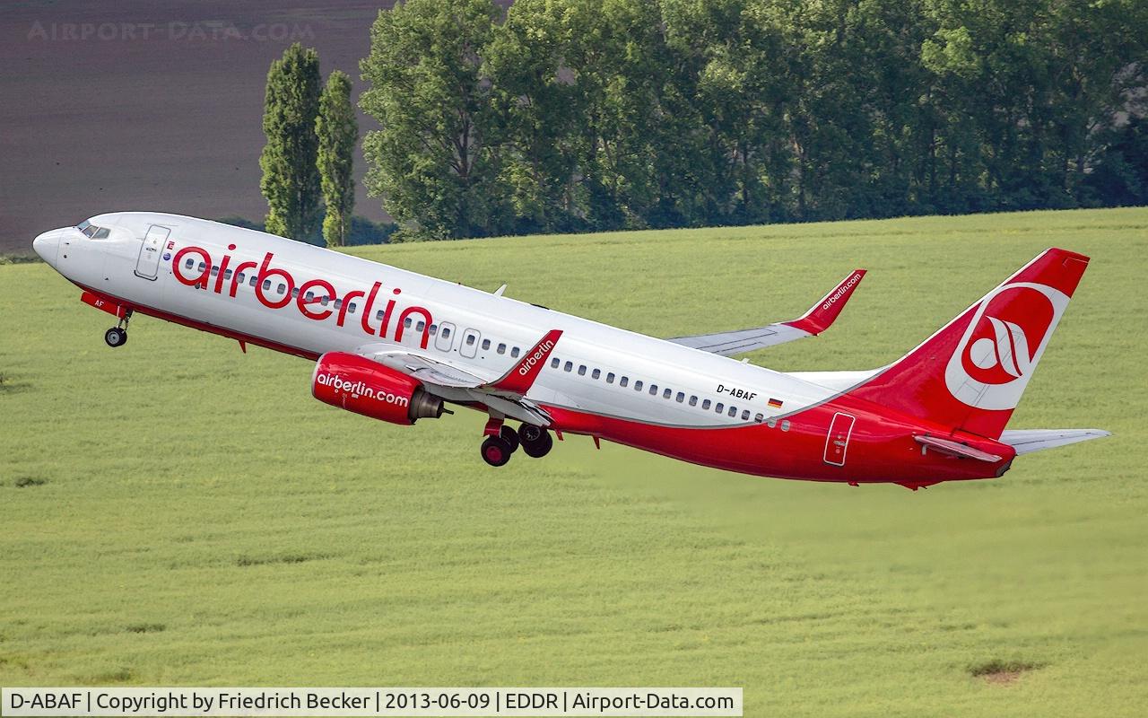 D-ABAF, 2001 Boeing 737-86J C/N 30878, departure to TXL