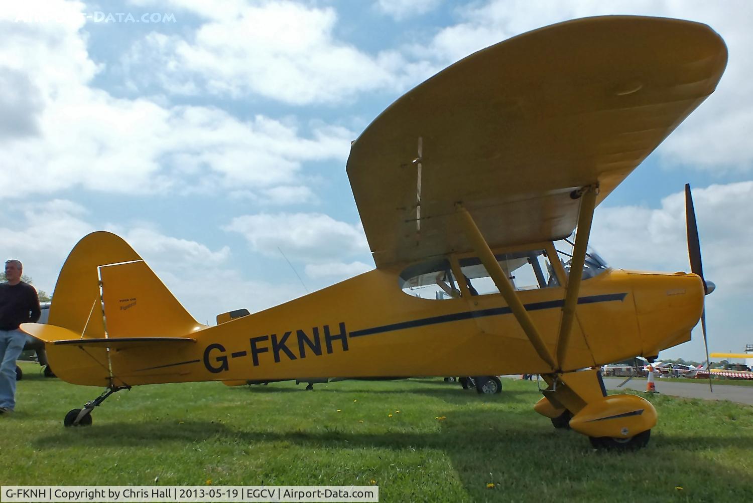 G-FKNH, 1948 Piper PA-15 Vagabond Vagabond C/N 15-291, at the Vintage Aircraft flyin