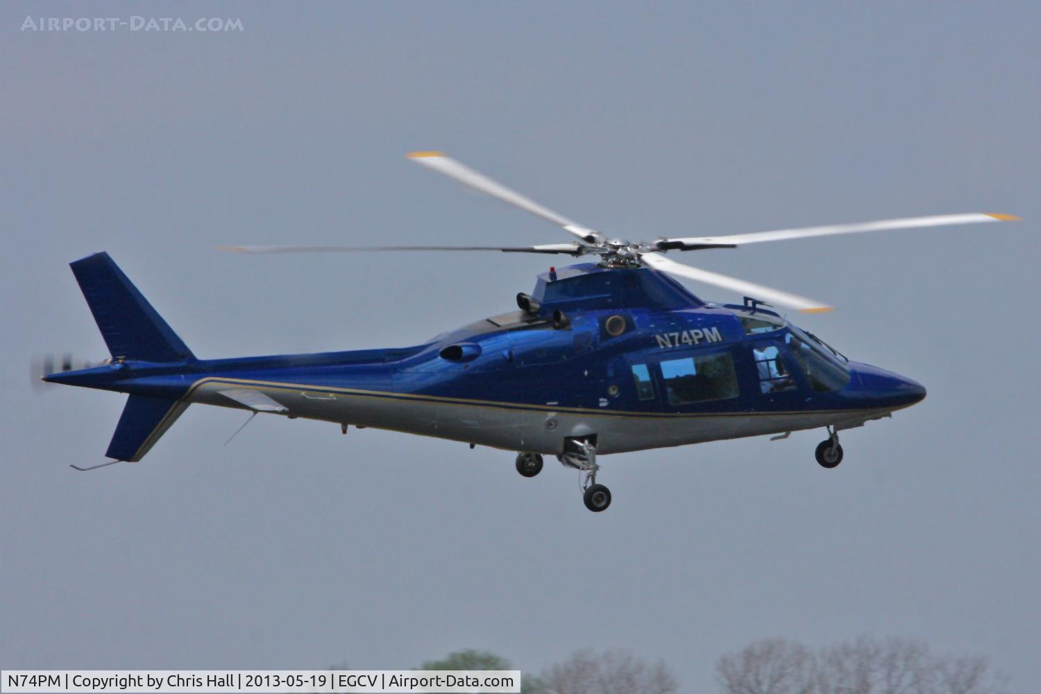 N74PM, 1992 Agusta A-109C C/N 7636, Sleap resident