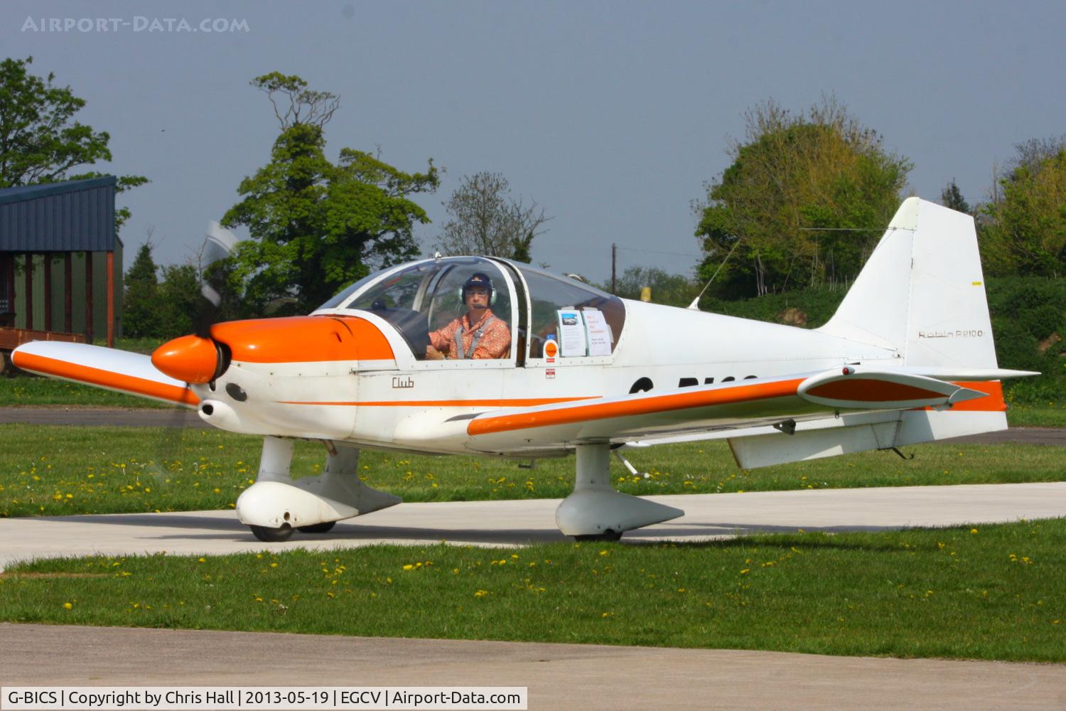 G-BICS, 1977 Robin R-2100A C/N 128, at the Vintage Aircraft flyin