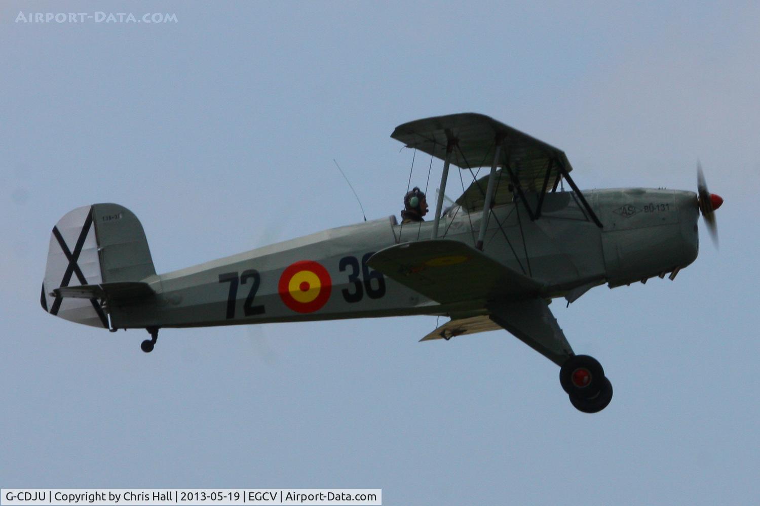 G-CDJU, 1954 CASA 1-131E Jungmann C/N 1078, at the Vintage Aircraft flyin