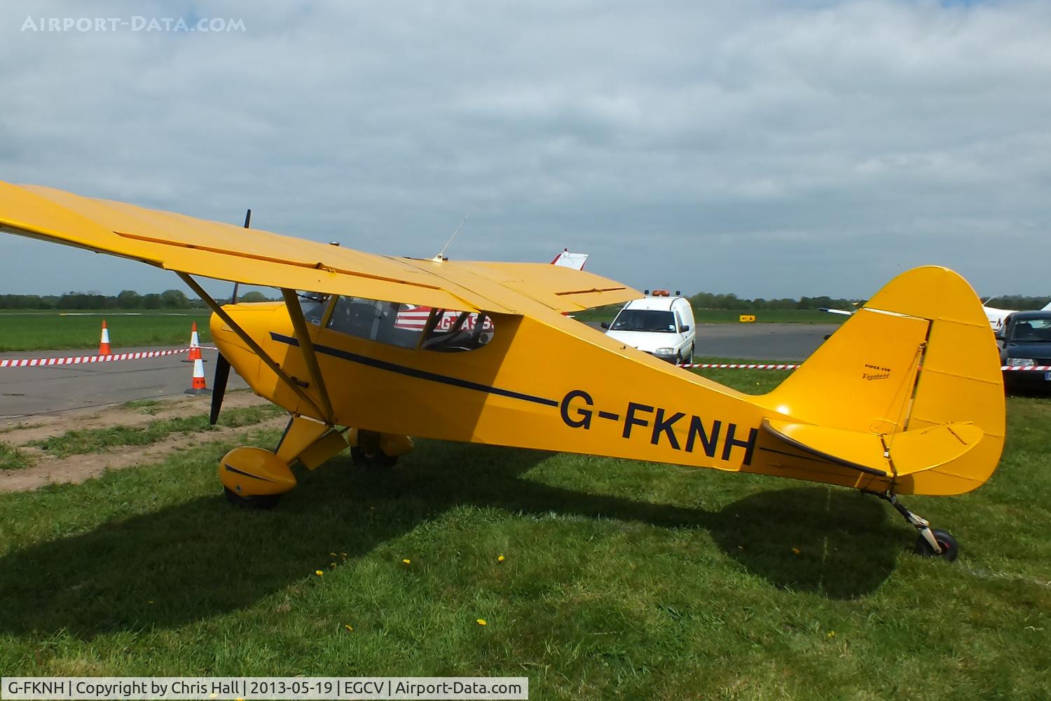 G-FKNH, 1948 Piper PA-15 Vagabond Vagabond C/N 15-291, at the Vintage Aircraft flyin