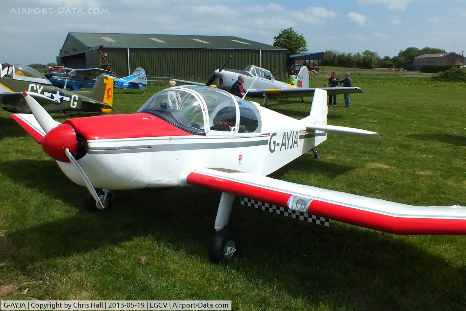 G-AYJA, 1960 SAN Jodel DR-1050 Ambassadeur C/N 150, at the Vintage Aircraft flyin