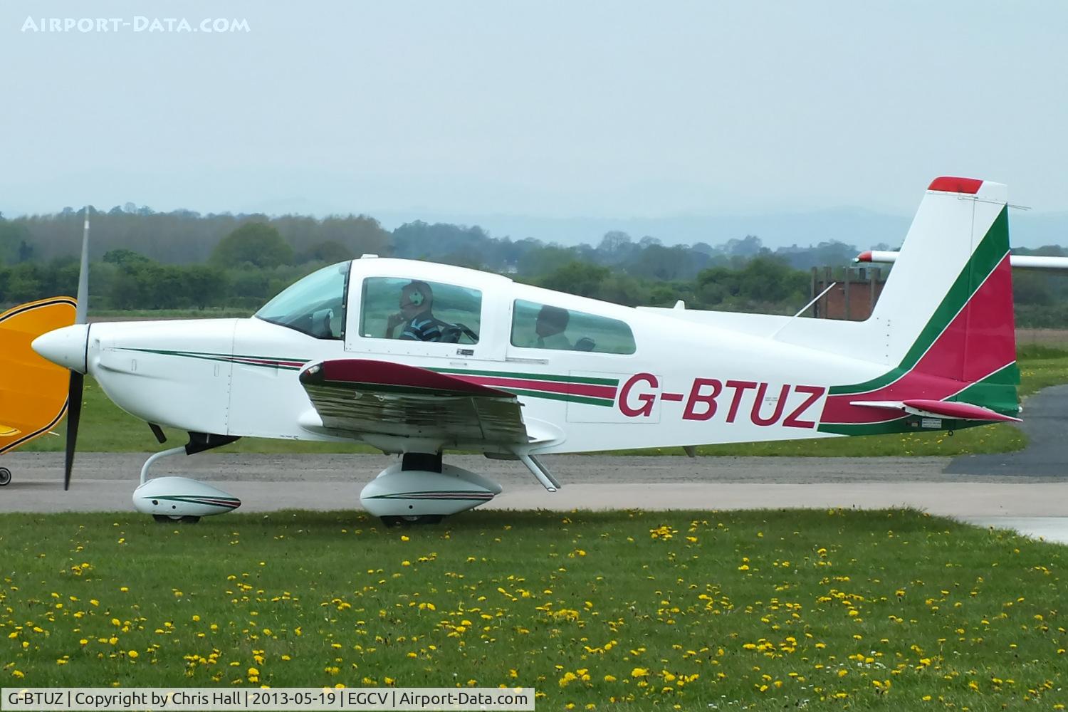 G-BTUZ, 1991 American General AG-5B Tiger C/N 10075, at the Vintage Aircraft flyin