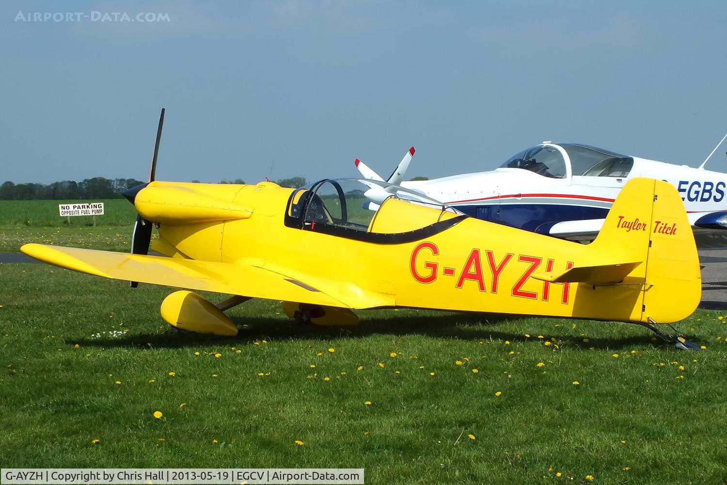 G-AYZH, 2007 Taylor JT-2 Titch C/N PFA 060-1316, at the Vintage Aircraft flyin