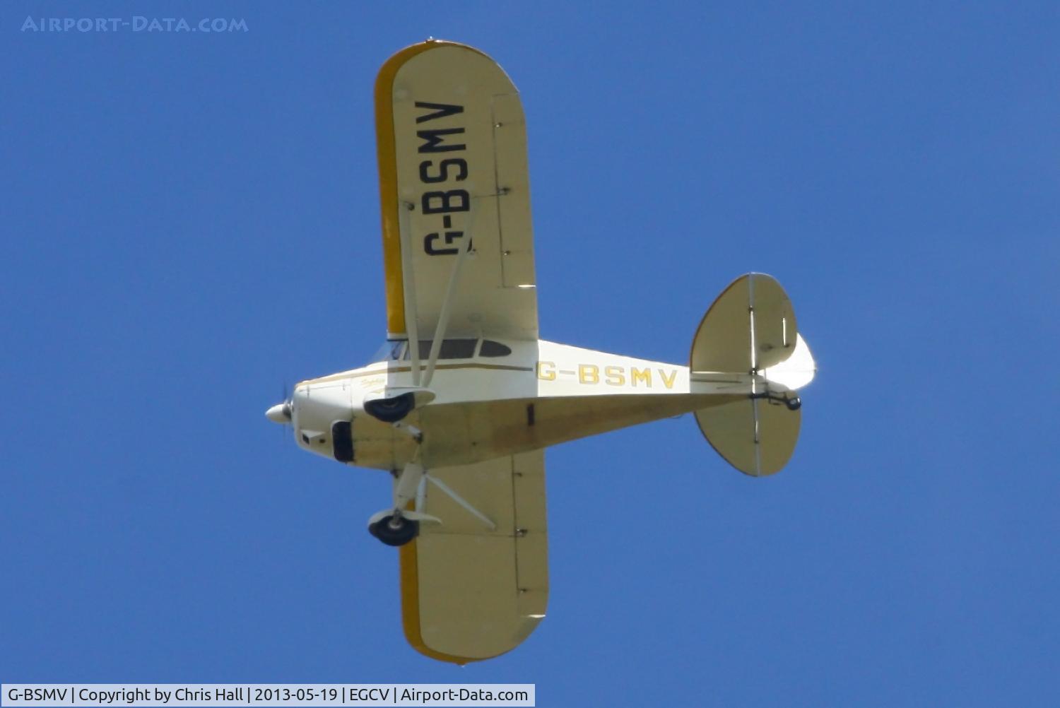 G-BSMV, 1948 Piper PA-17 Vagabond C/N 17-94, at the Vintage Aircraft flyin