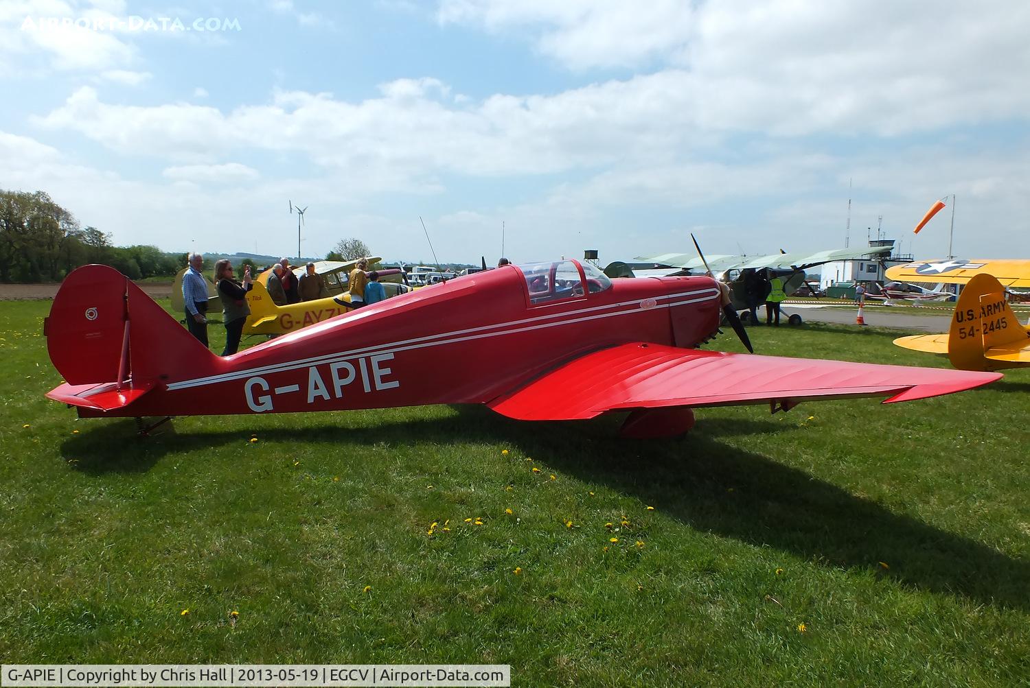 G-APIE, 1958 Tipsy Belfair C/N 535, at the Vintage Aircraft flyin