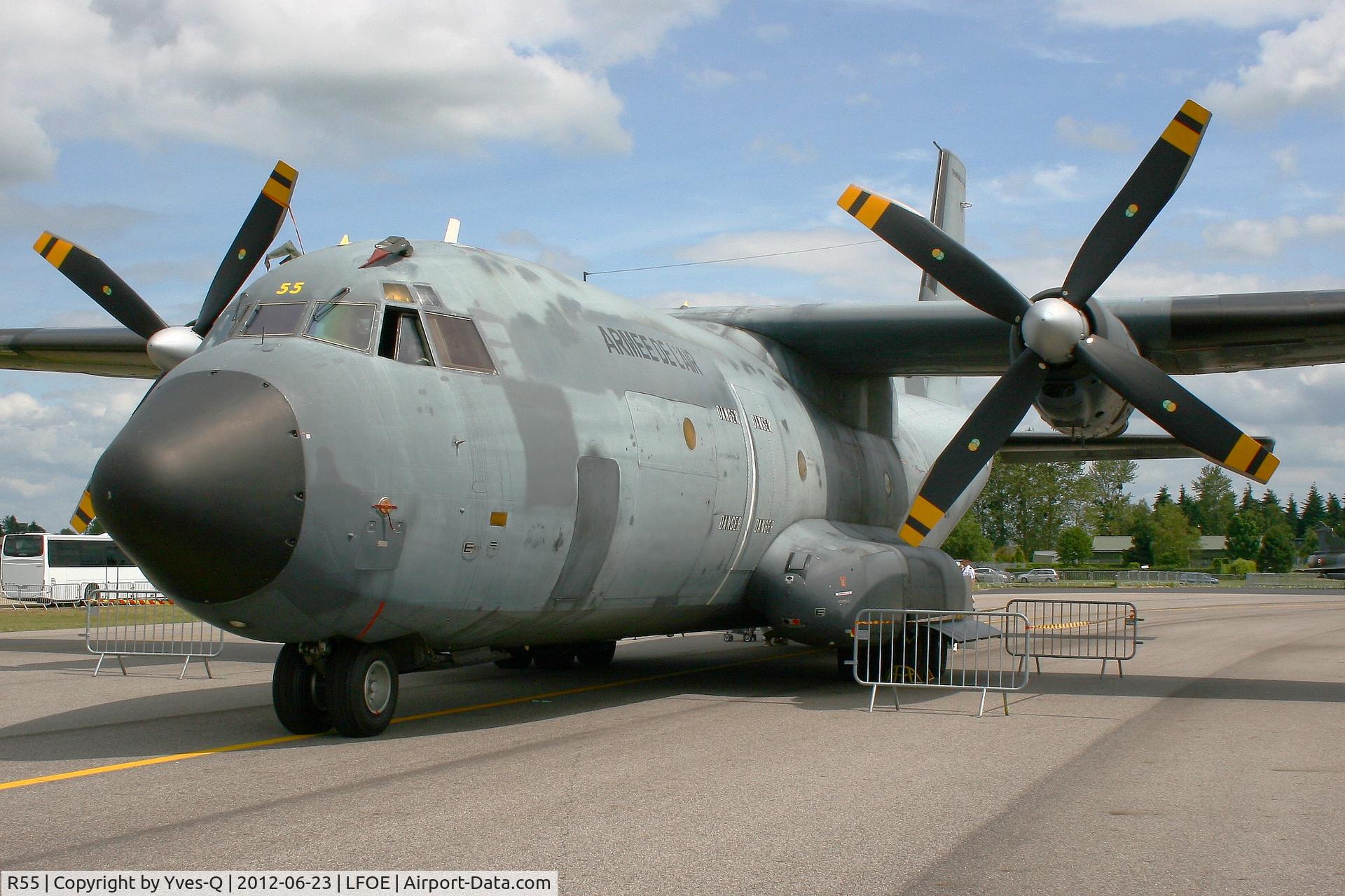 R55, Transall C-160R C/N 55, French Air Force Transall C-160R, Evreux-Fauville Air Base (LFOE)