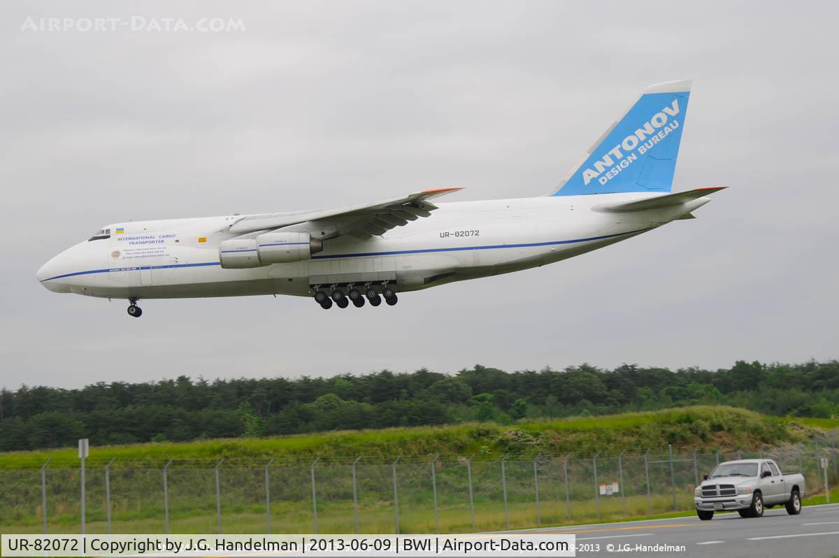 UR-82072, 1993 Antonov An-124-100 Ruslan C/N 9773053359136, over the numbers