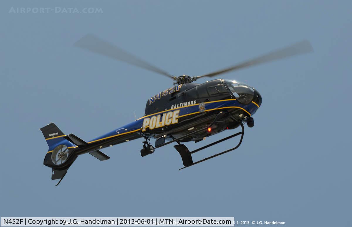 N452F, 2001 Eurocopter EC-120B C/N 1199, Take off  for patrol.