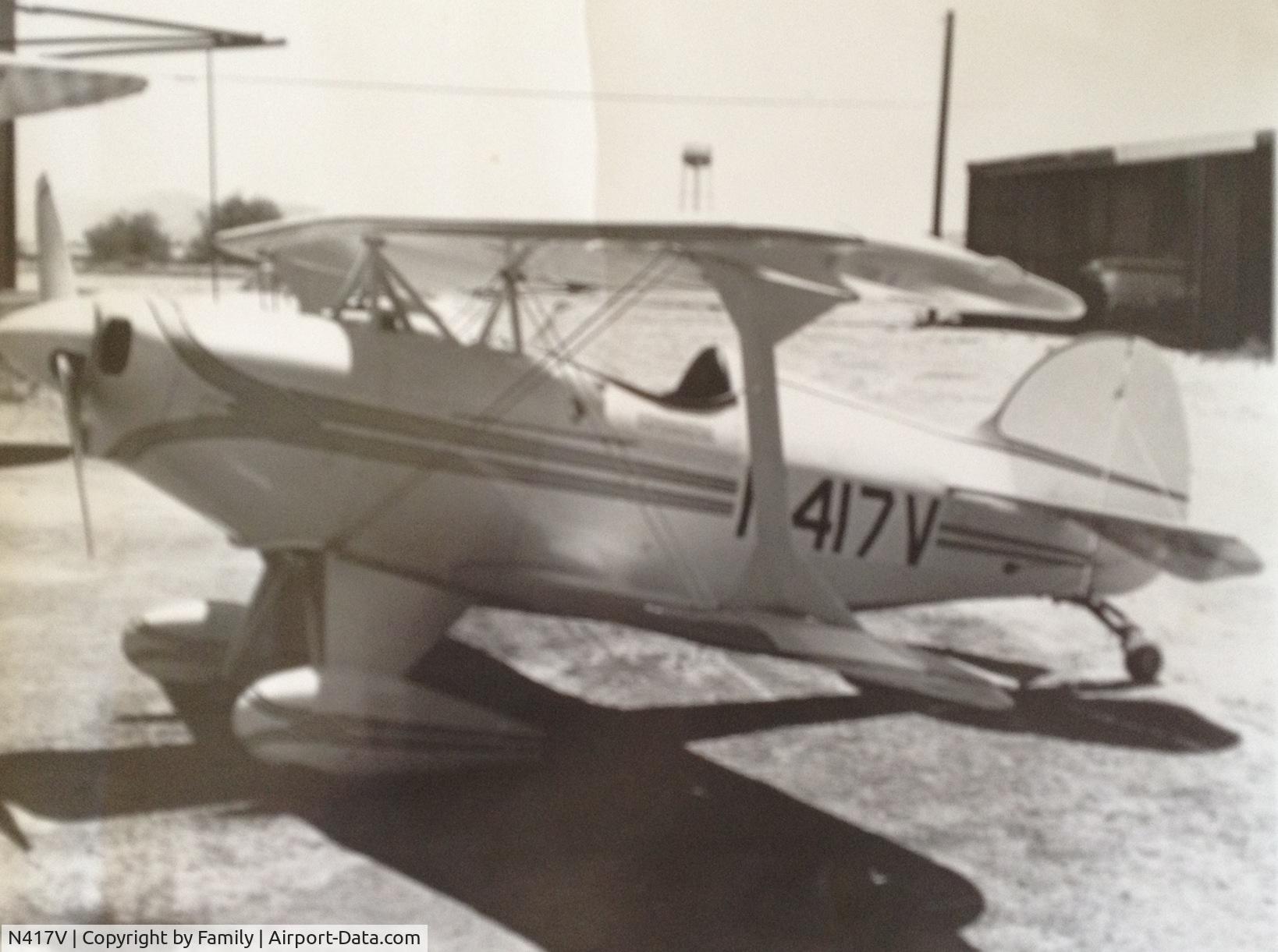 N417V, Pitts S-1C Special C/N JC1, Was my uncle's plane until it was destroyed in a fatal crash in 1978