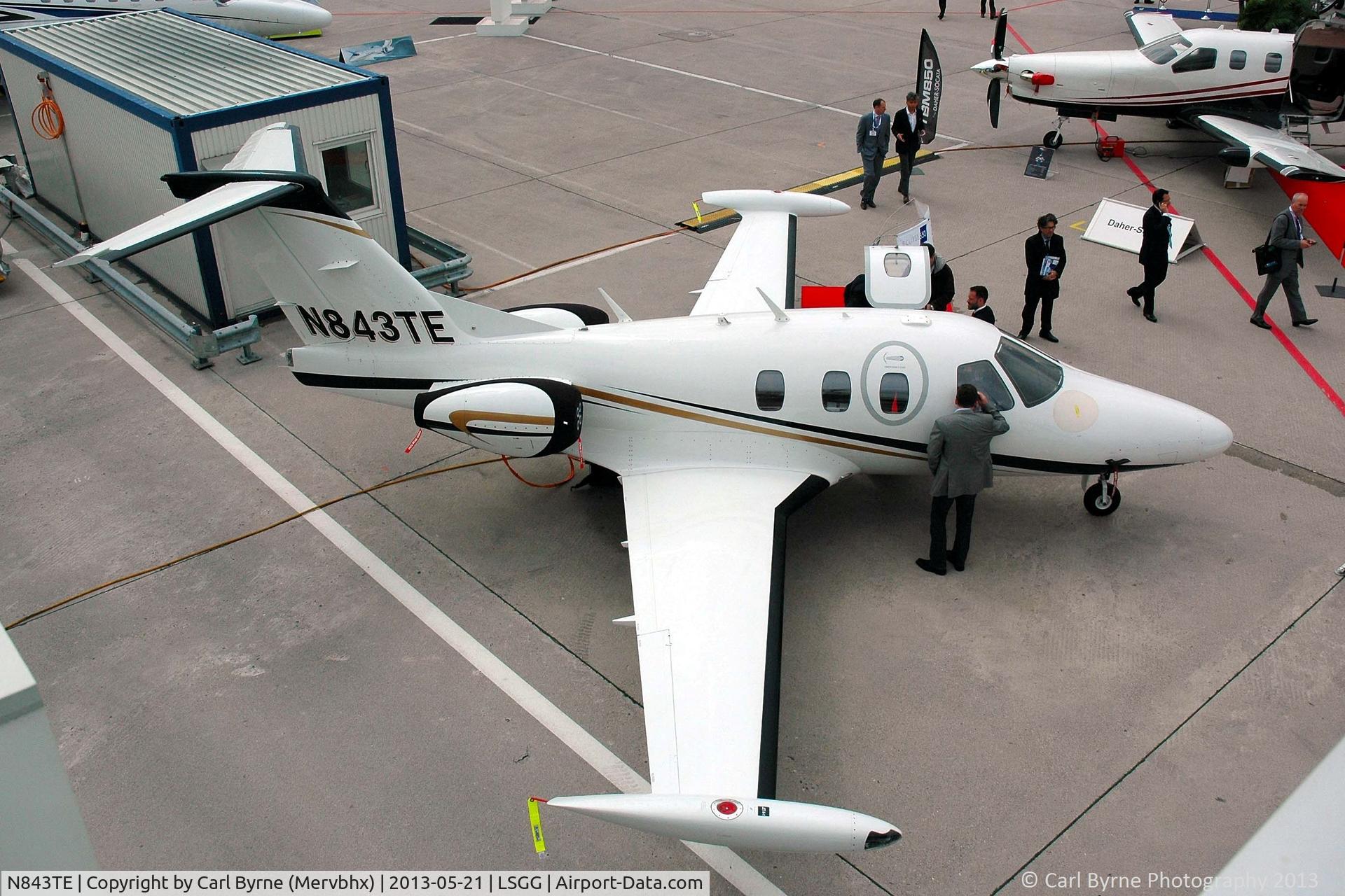 N843TE, 2007 Eclipse Aviation Corp EA500 C/N 000072, Part of the EBACE 2013 Static Display