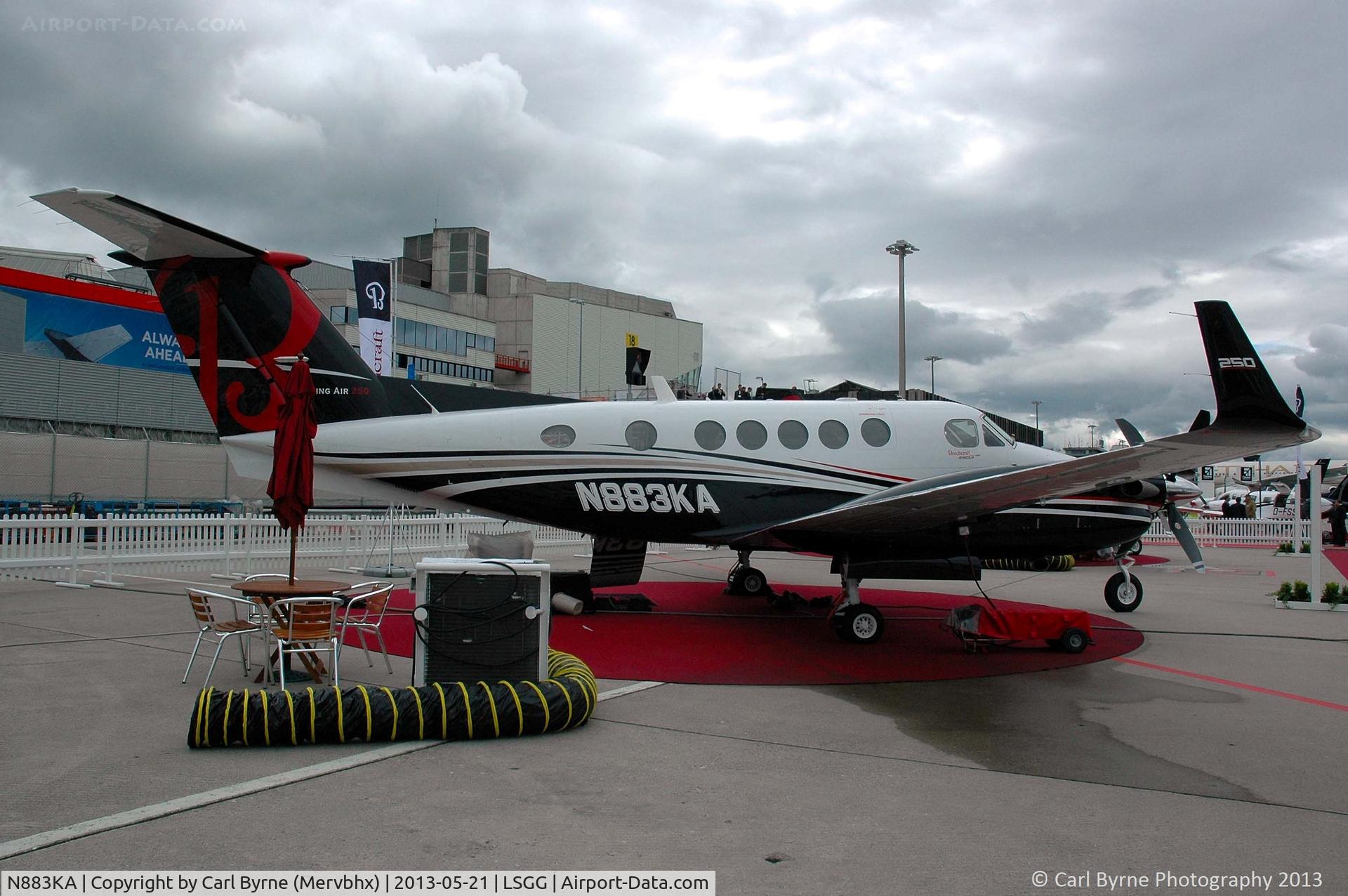 N883KA, 2012 Hawker Beechcraft 200GT King Air C/N BY-143, Part of the EBACE 2013 Static Display