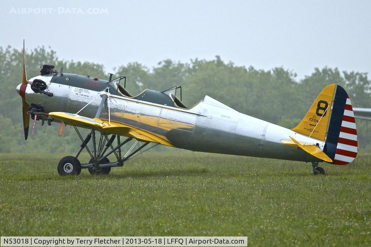 N53018, 1941 Ryan Aeronautical ST3KR C/N 1164, At 2013 Airshow at La Ferte Alais , Paris