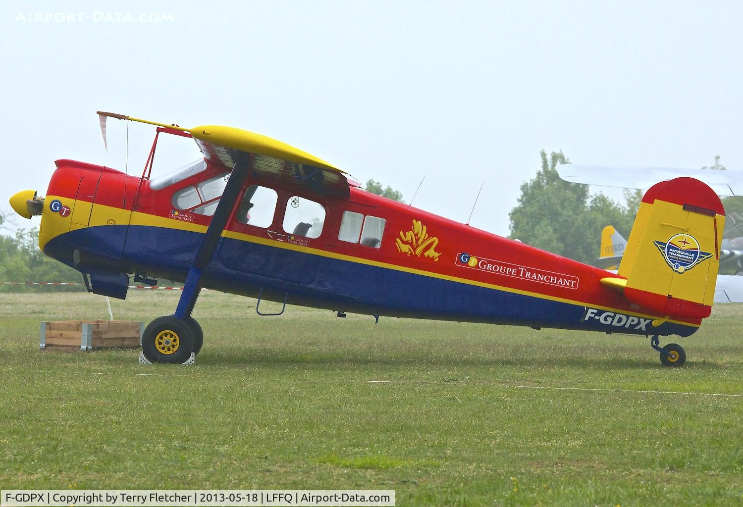 F-GDPX, Max Holste MH-1521M Broussard C/N 170, At 2013 Airshow at La Ferte Alais , Paris, France