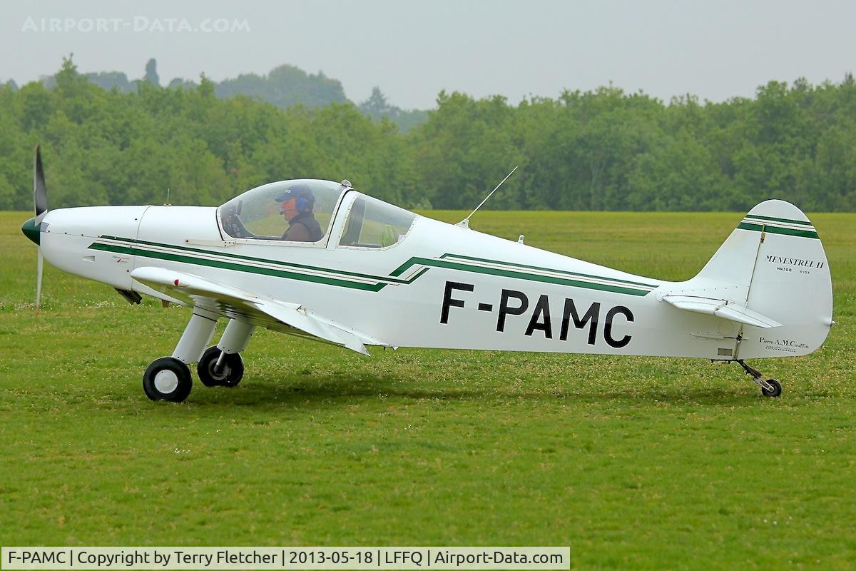 F-PAMC, Nicollier HN-700 Menestrel II C/N 103, At 2013 Airshow at La Ferte Alais , Paris, France