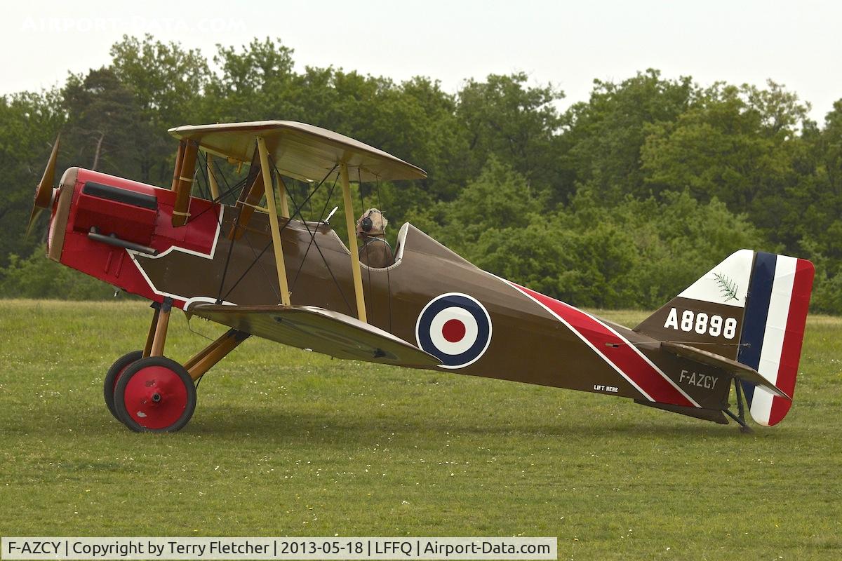 F-AZCY, Royal Aircraft Factory SE-5A Replica C/N 03, At 2013 Airshow at La Ferte Alais , Paris, France