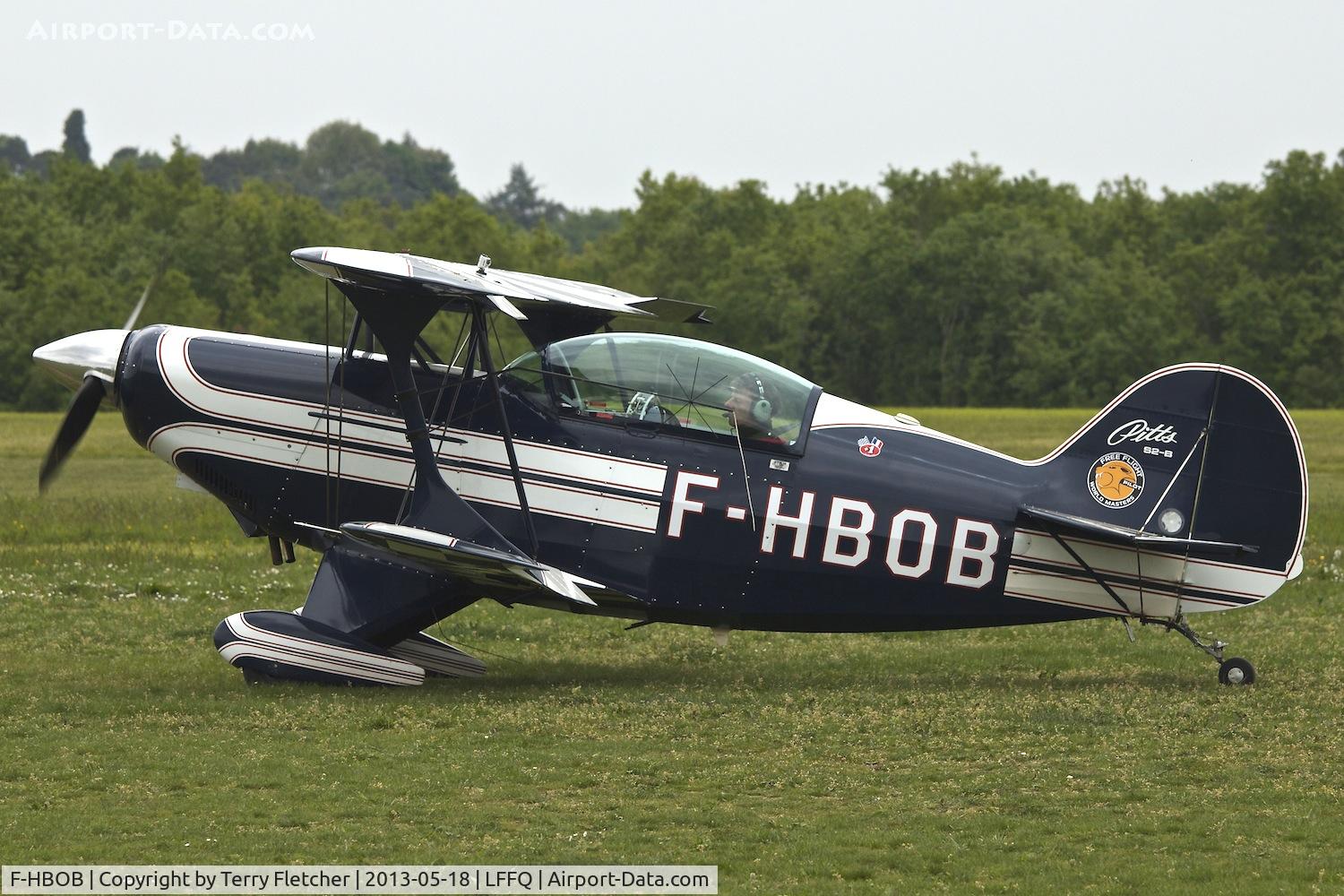 F-HBOB, 1983 Aviat Pitts S-2B Special C/N 5289, At 2013 Airshow at La Ferte Alais , Paris, France