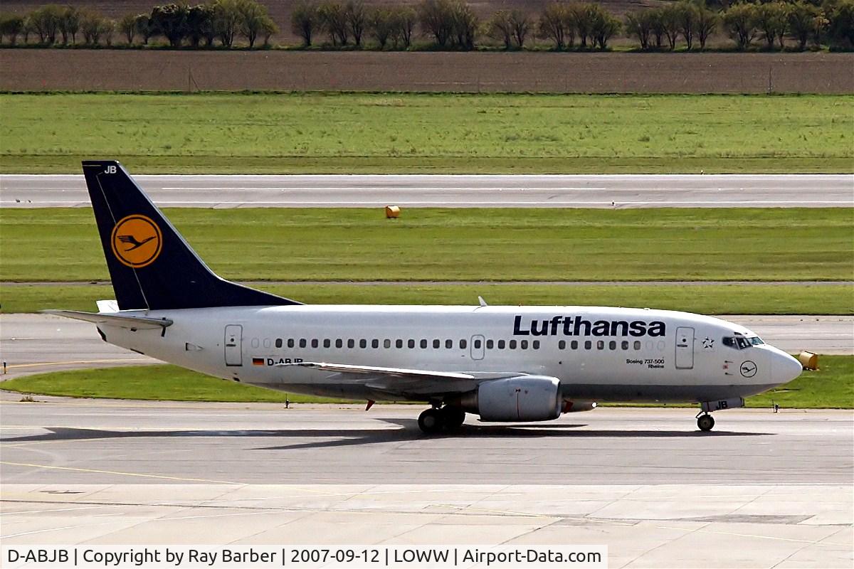 D-ABJB, 1991 Boeing 737-530 C/N 25271, Boeing 737-530 [25271] (Lufthansa) Vienna-Schwechat~OE 12/09/2007