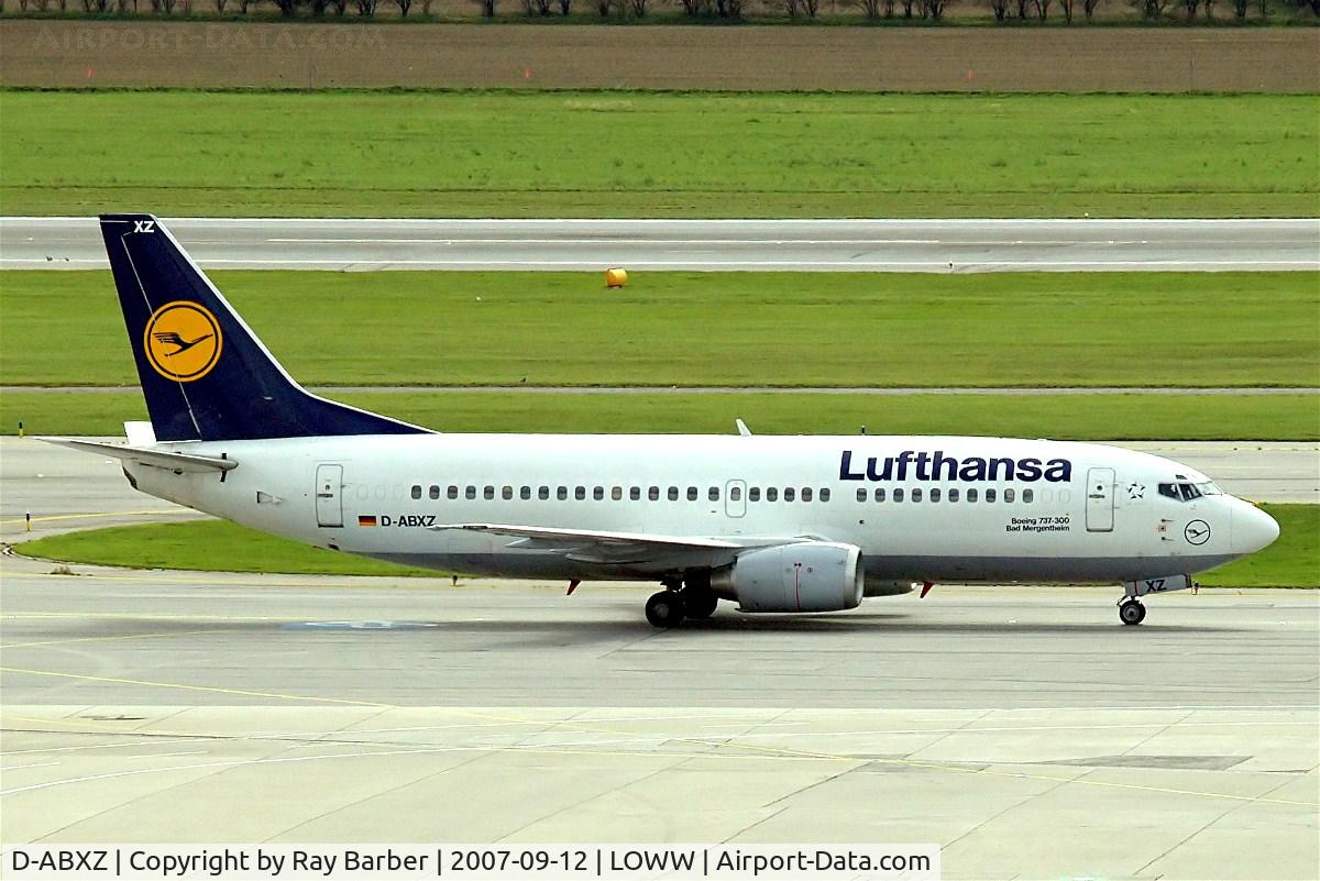 D-ABXZ, 1990 Boeing 737-330 C/N 24564, Boeing 737-330 [24564] (Lufthansa) Vienna-Schwechat~OE 12/09/2007