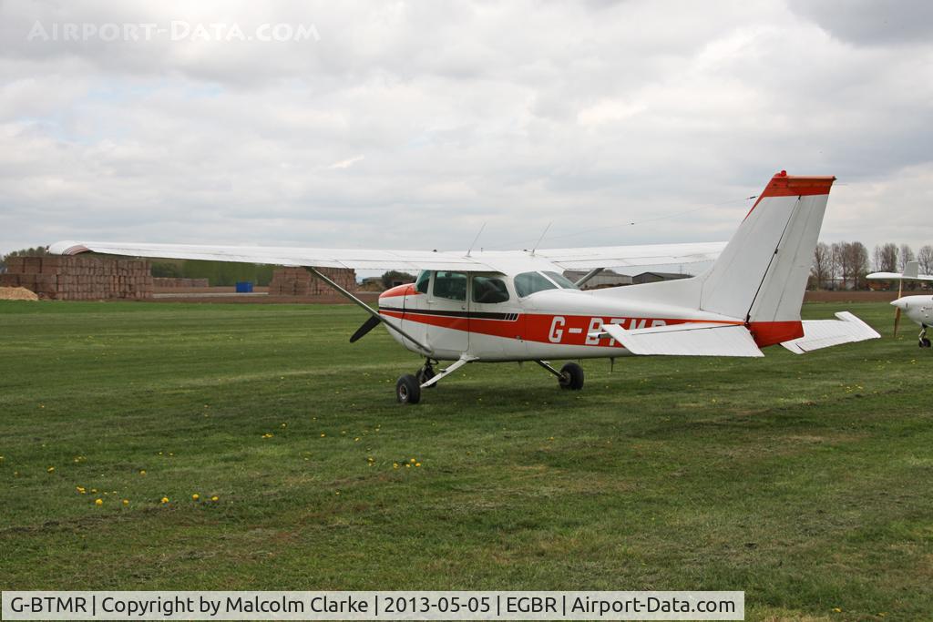 G-BTMR, 1975 Cessna 172M C/N 172-64985, Cessna 172M Skyhawk at The Real Aeroplane Club's May-hem Fly-In, Breighton Airfield, May 2013.