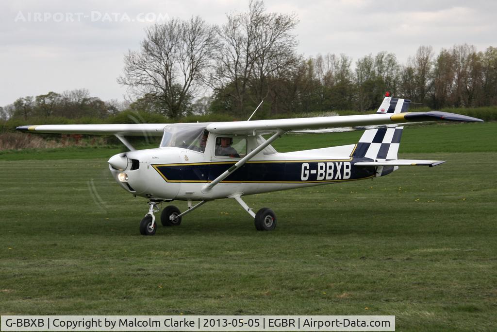 G-BBXB, 1974 Reims FRA150L Aerobat C/N 0236, Reims FRA150L Aerobat (modified) at The Real Aeroplane Club's May-hem Fly-In, Breighton Airfield, May 2013.